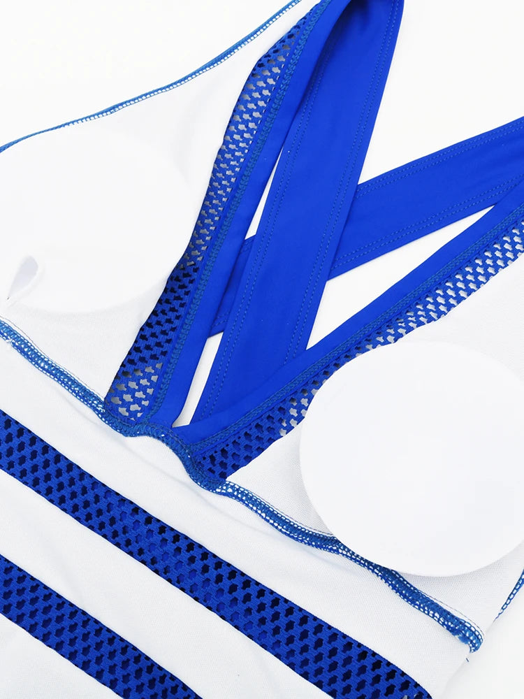 2023 New Sexy Mesh Patchwork