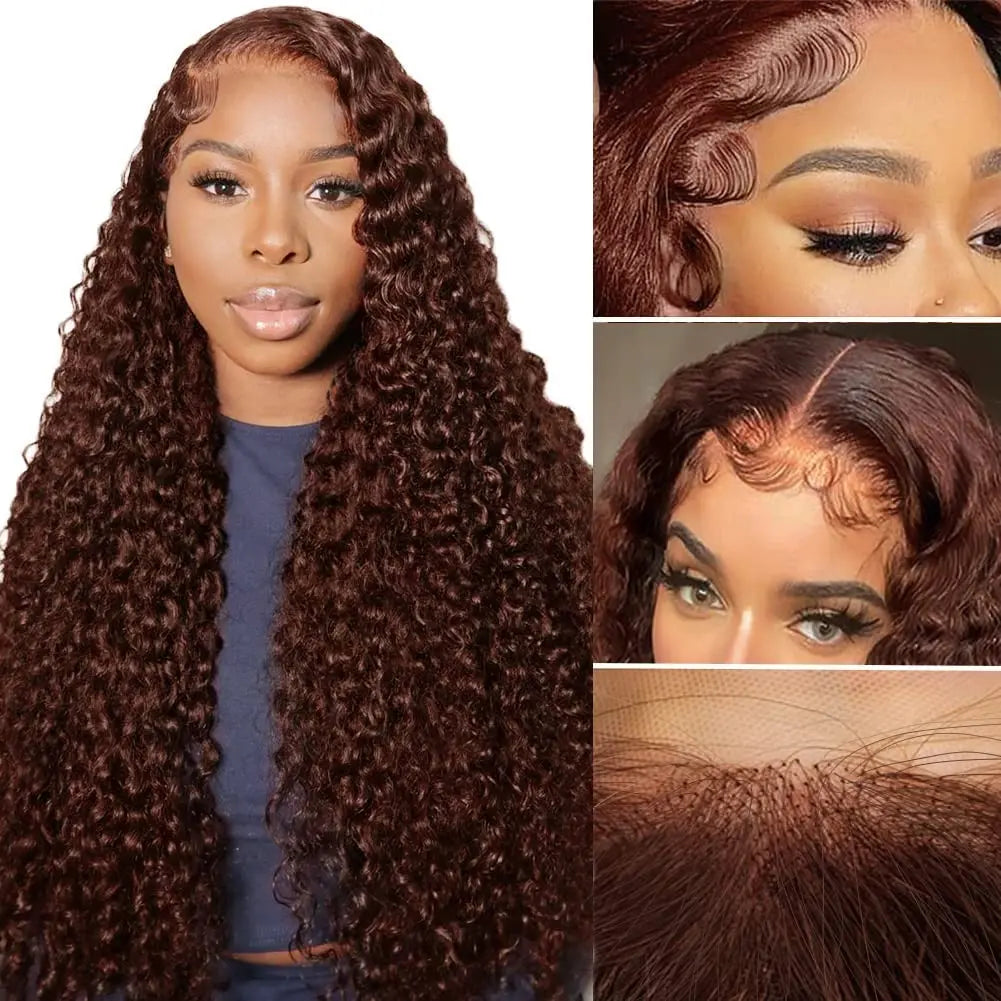 Chocolate Brown Curly