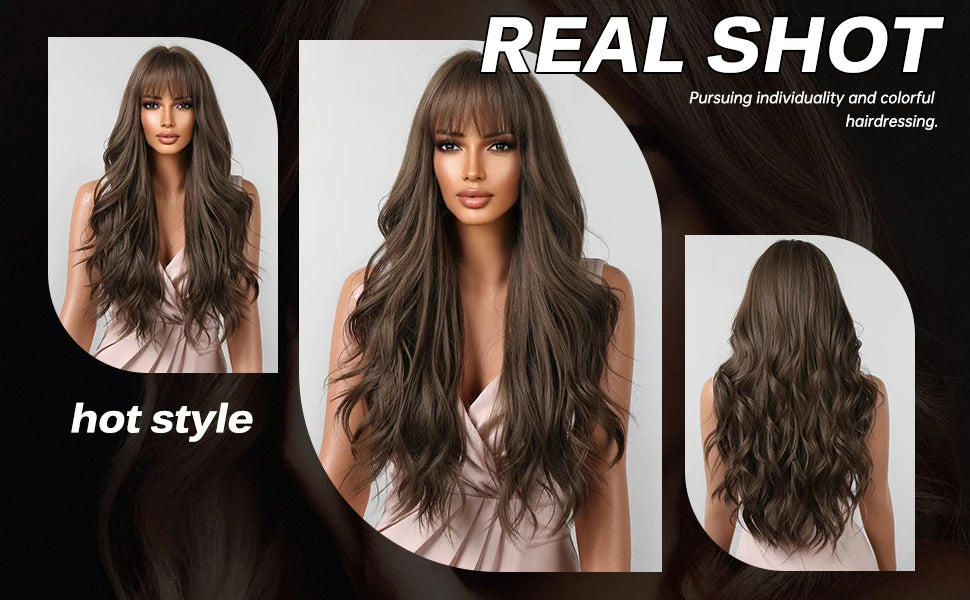 Brown Wavy Wigs