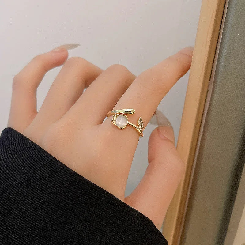 Luxury Zircon Flower