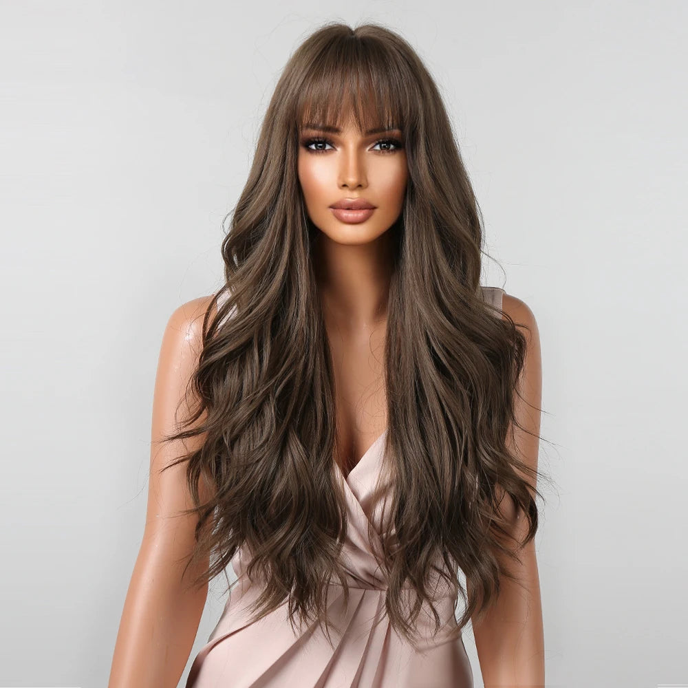 Brown Wavy Wigs