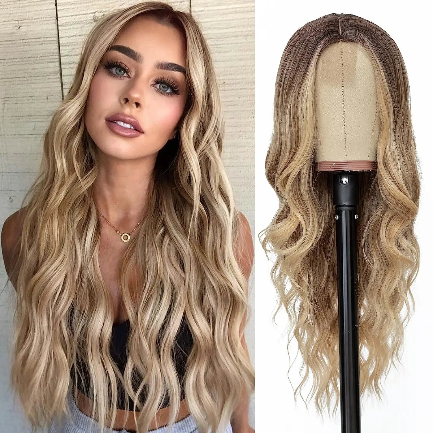 Synthetic Long Lace Hair