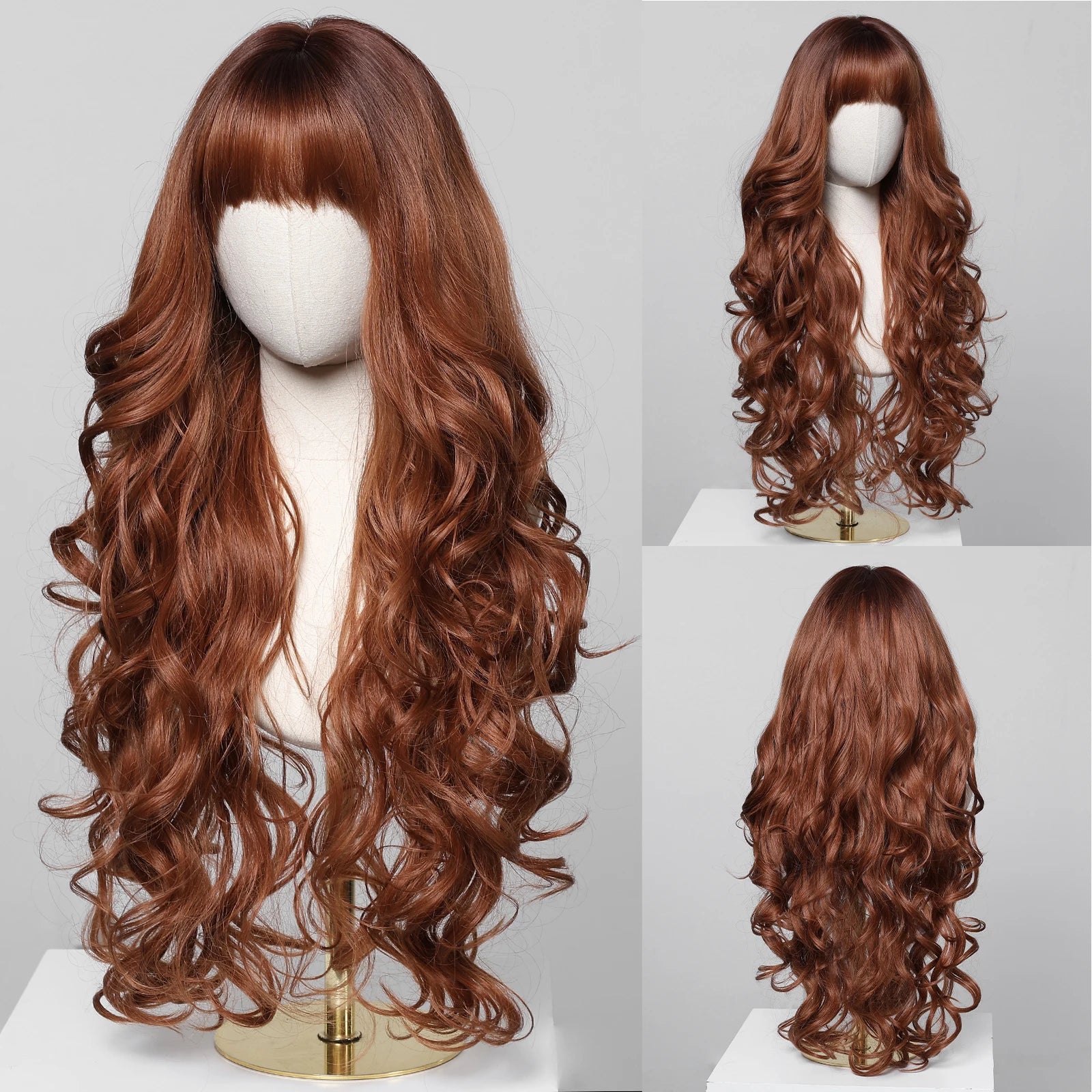 Brown Wavy Wigs