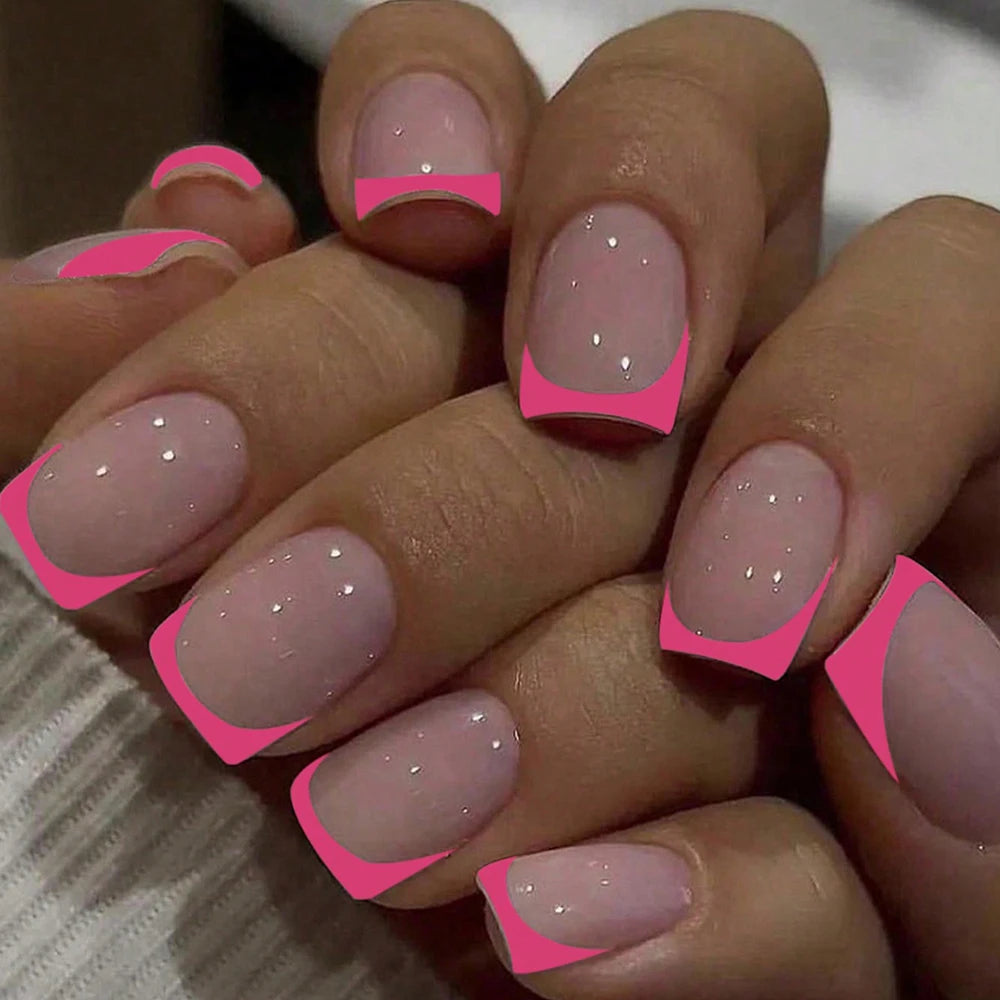 24pcs/set short square