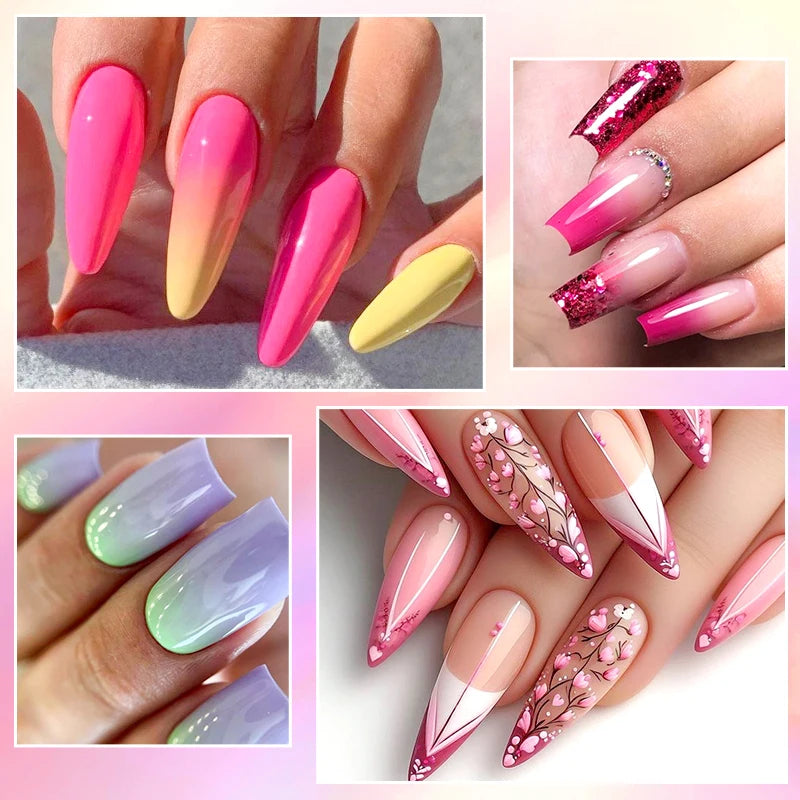 7pc Nail Gel Polish Set