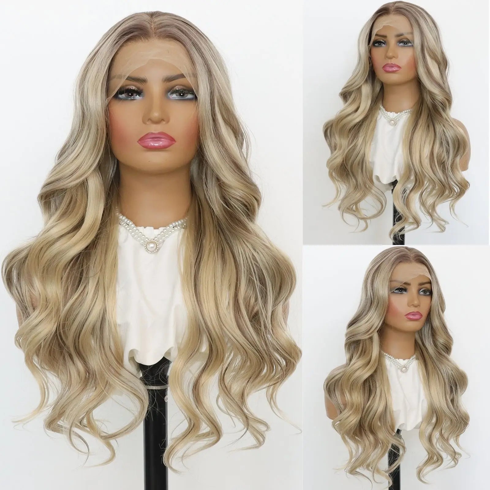 Blonde Highlight Lace Front Wig