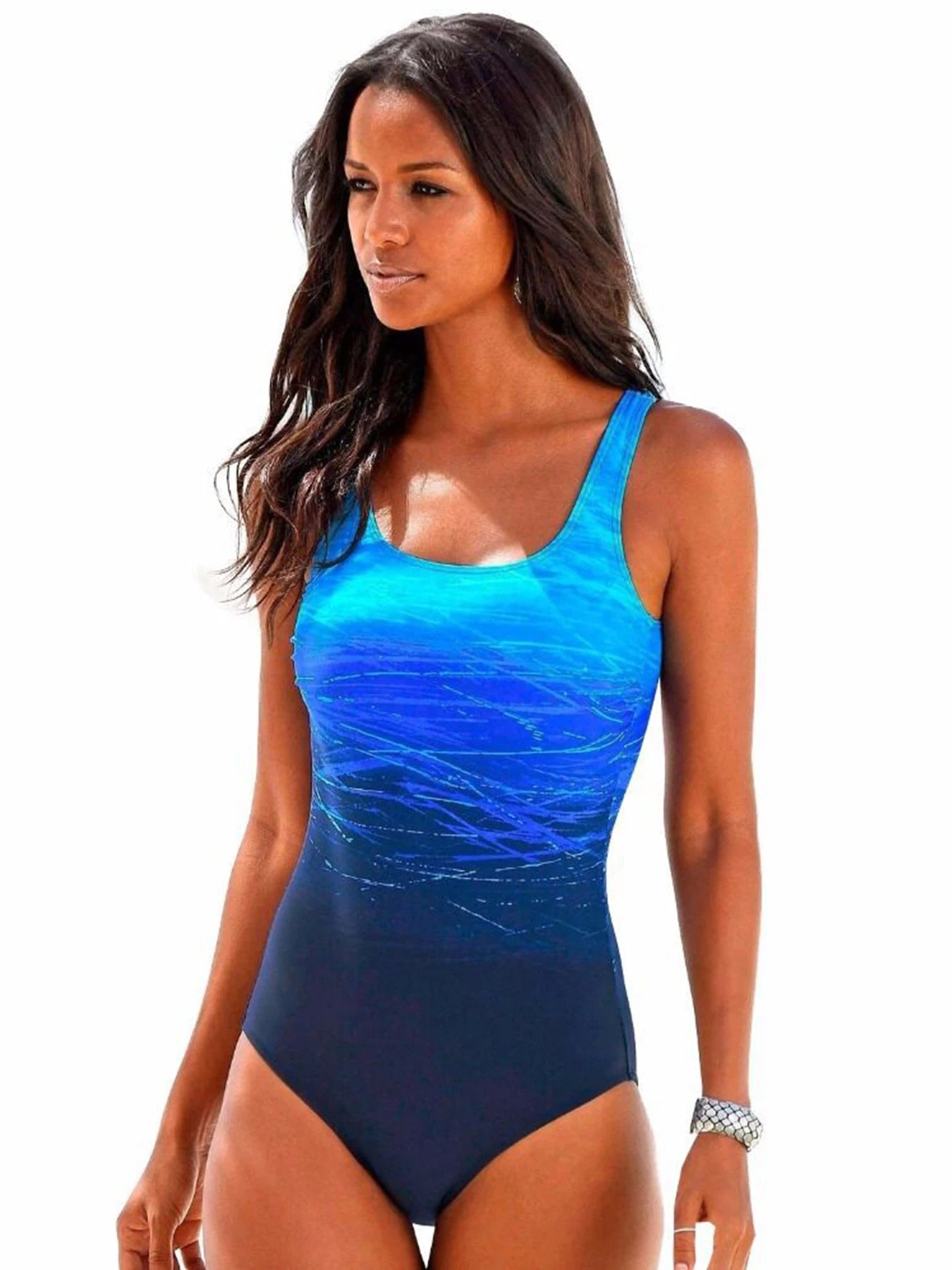 2024 New Print Sport One Piece Swimsuit