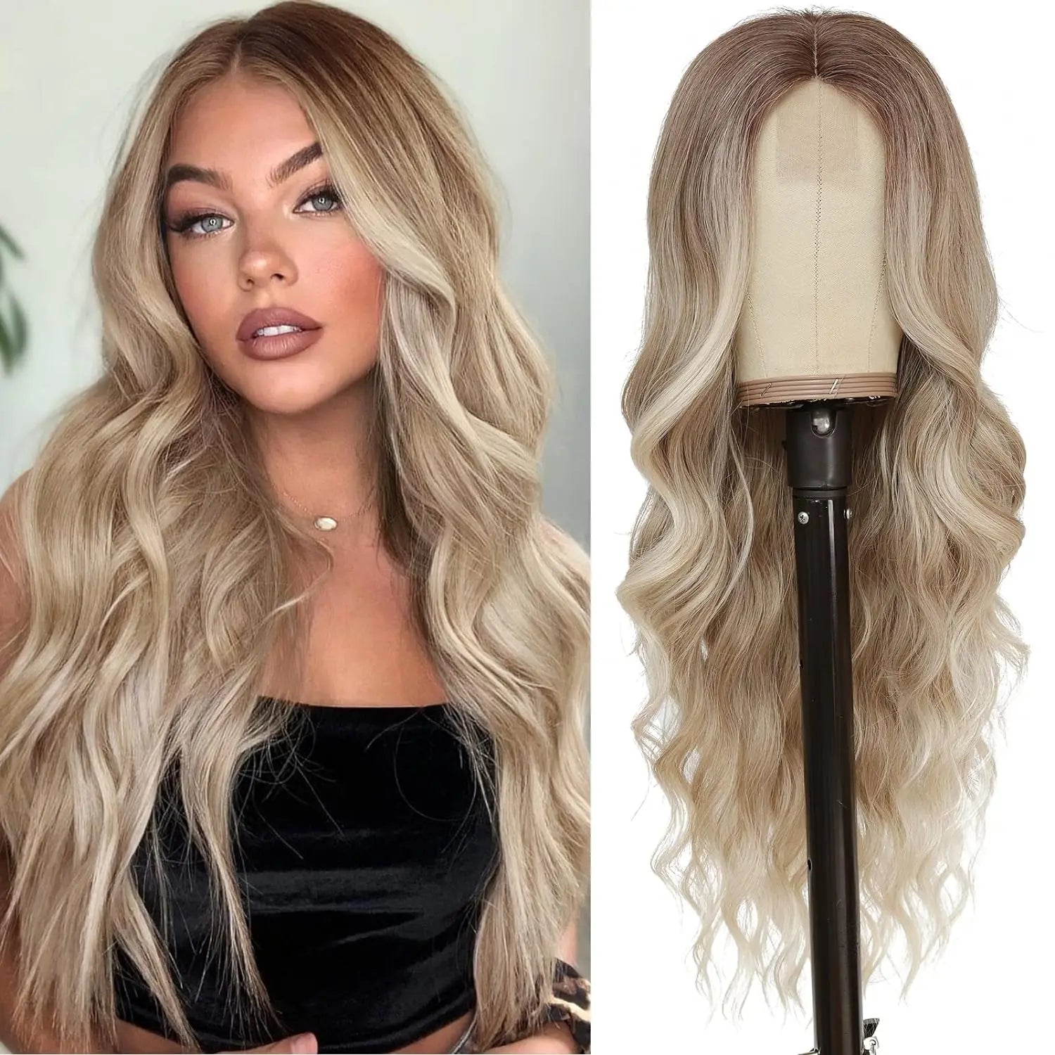 Synthetic Long Lace Hair