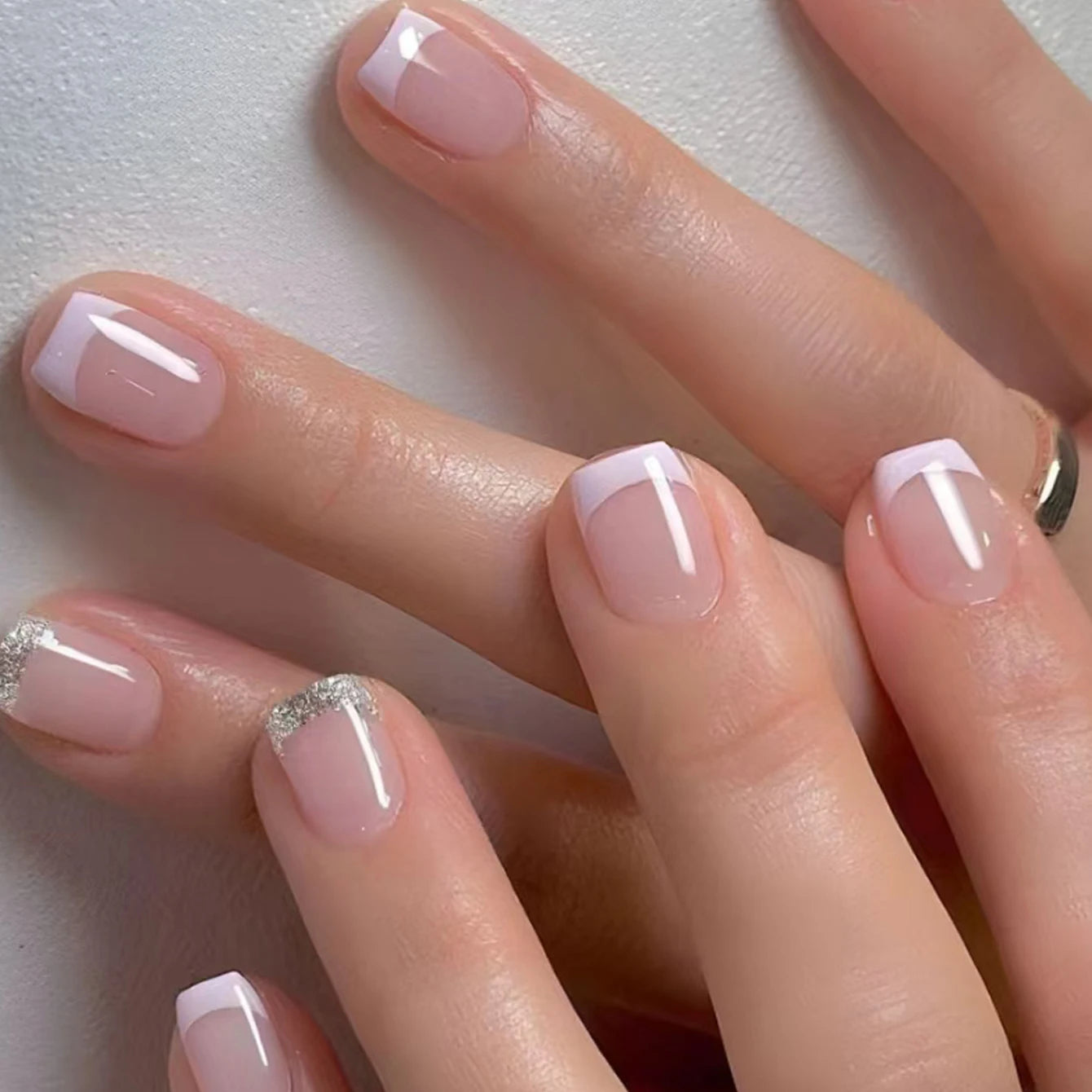 24pcs/set short square