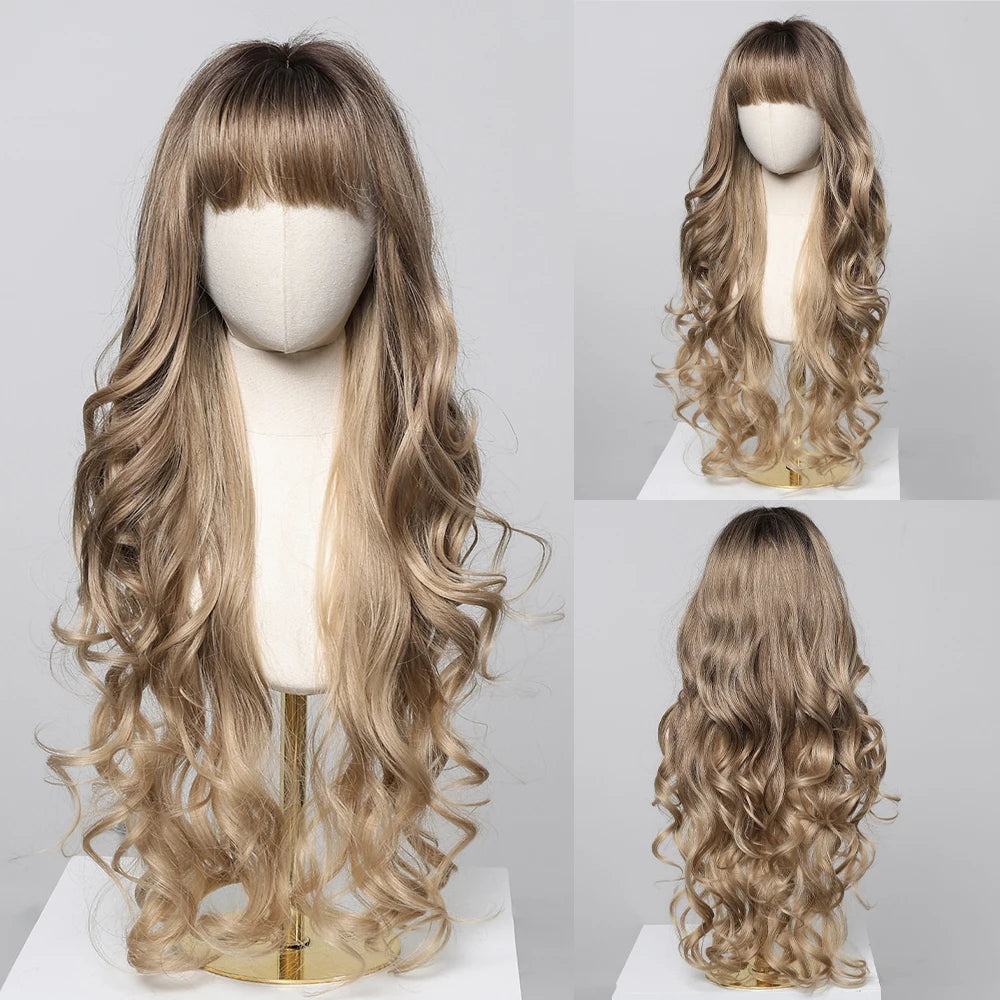 Brown Wavy Wigs