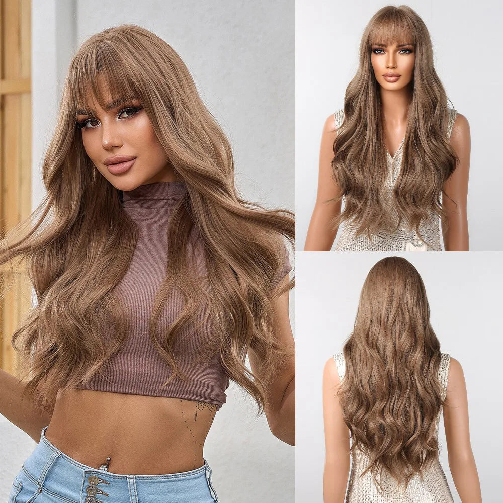 Brown Wavy Wigs