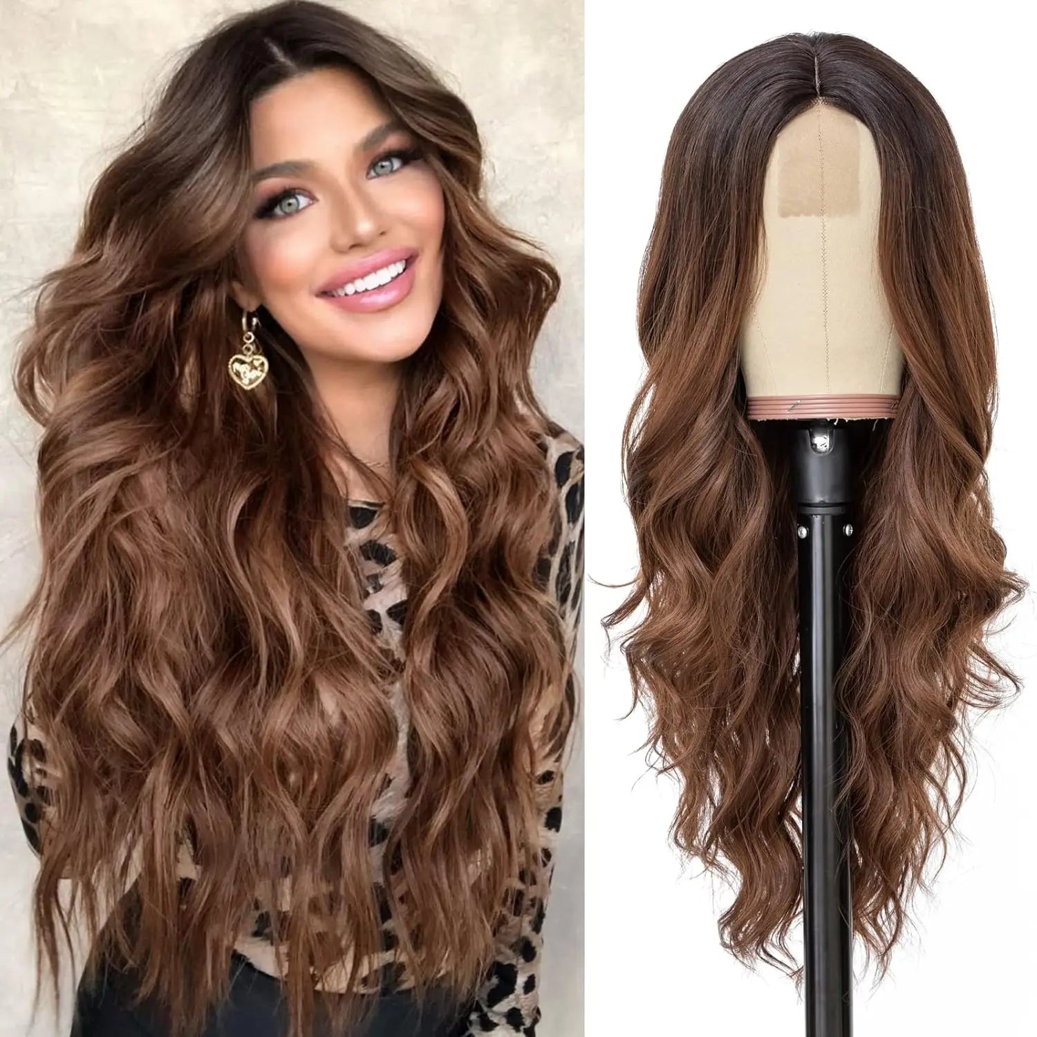 Synthetic Long Lace Hair