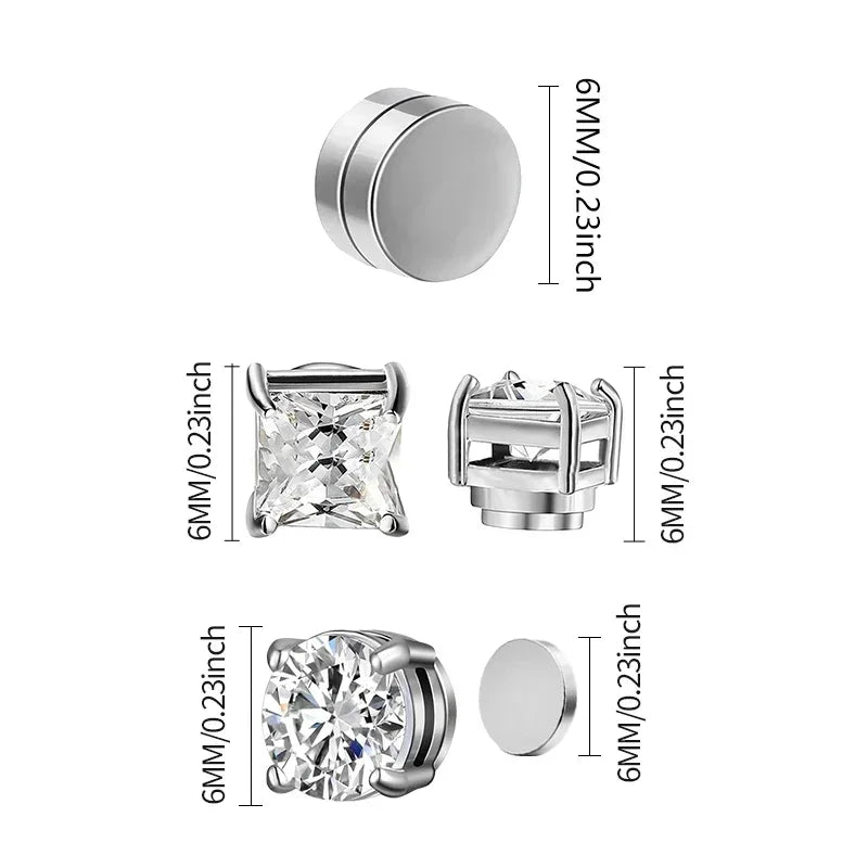 1/3Pairs 6MM Crystal