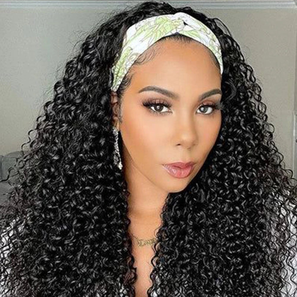 Headband Wig Human Hair