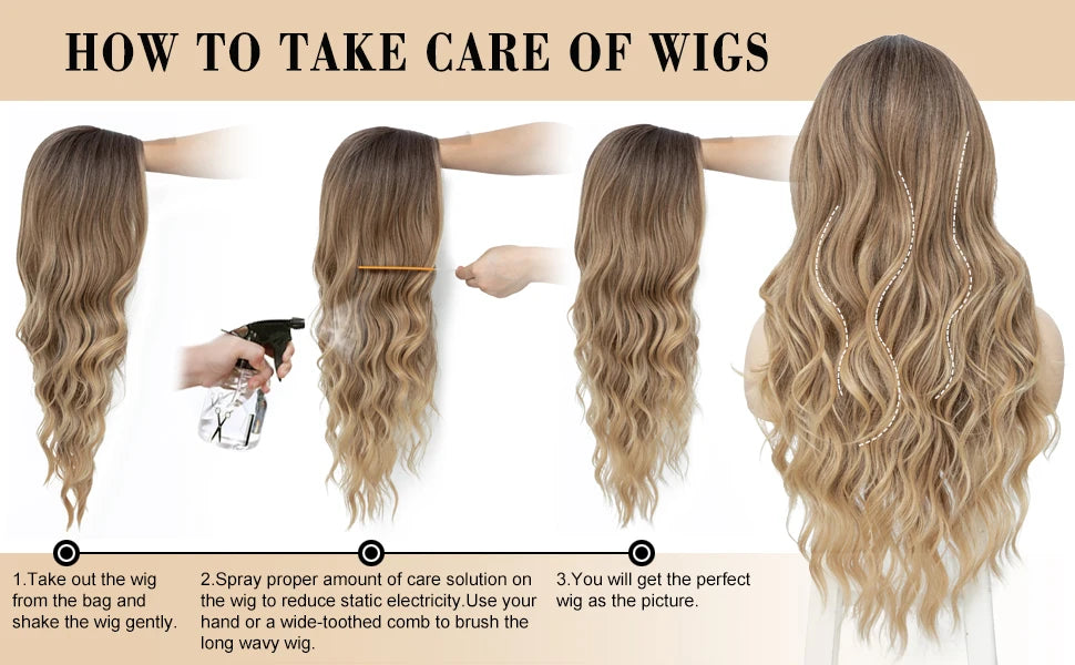 Synthetic Long Lace Hair