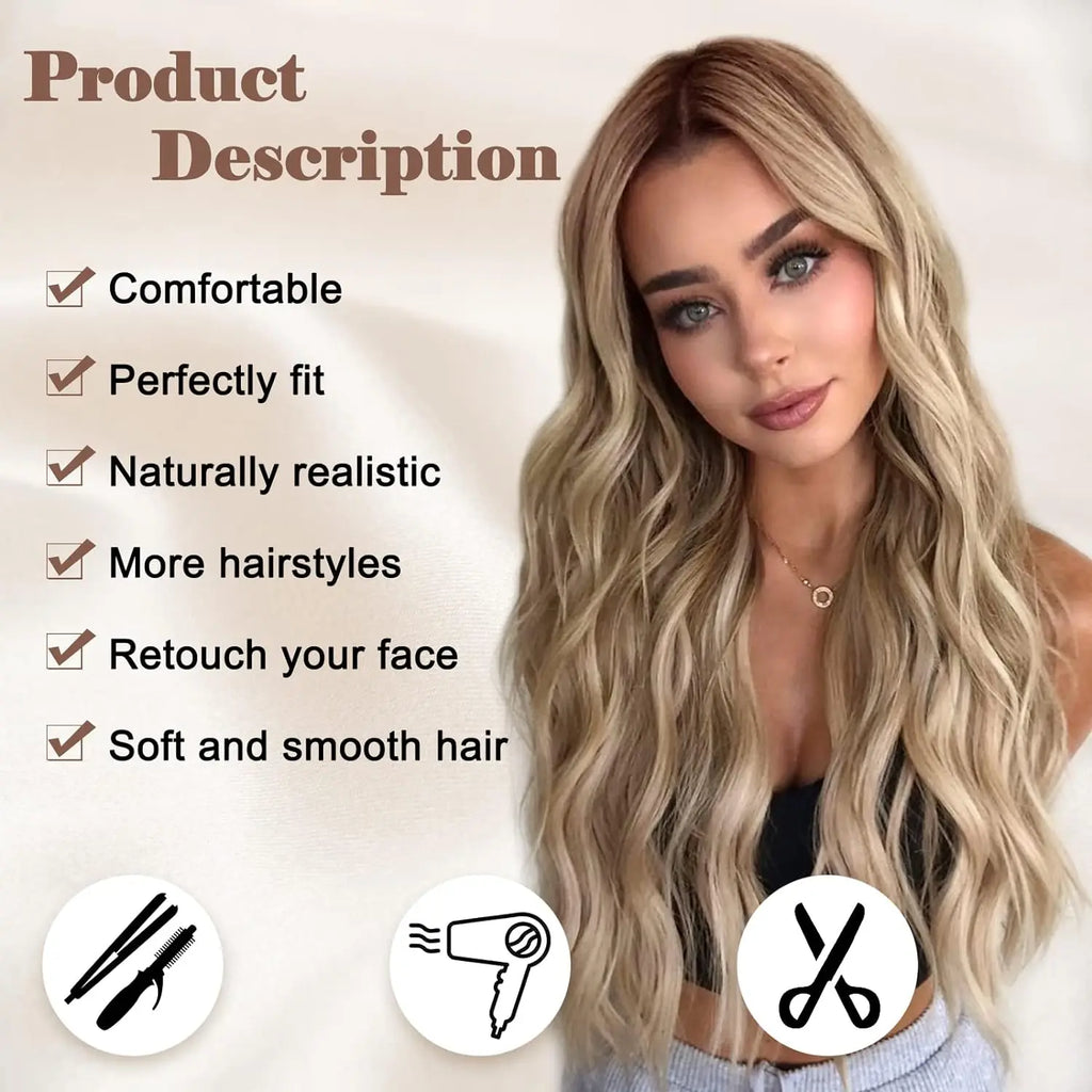 Synthetic Long Lace Hair