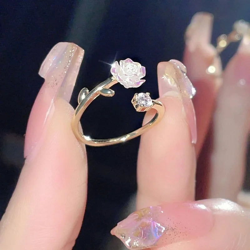 Luxury Zircon Flower