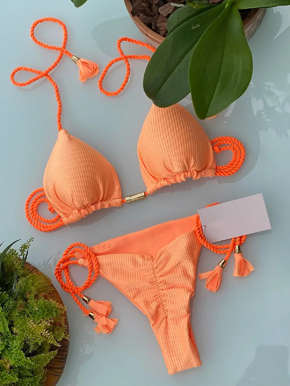 Adjustable Bandage Bikini Set