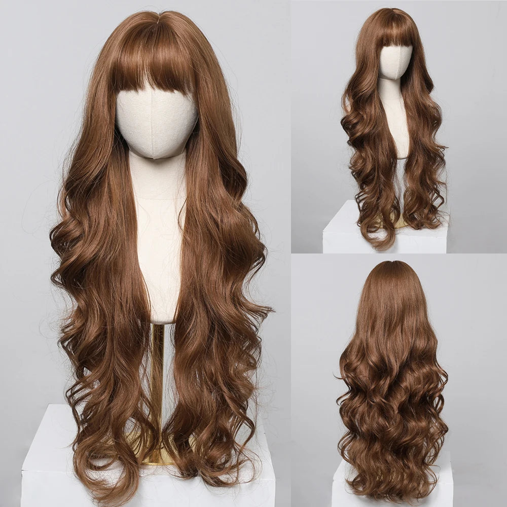 Brown Wavy Wigs