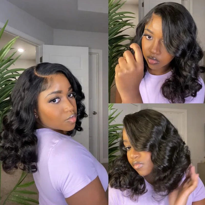 Natural Color Body Wave Short Bob