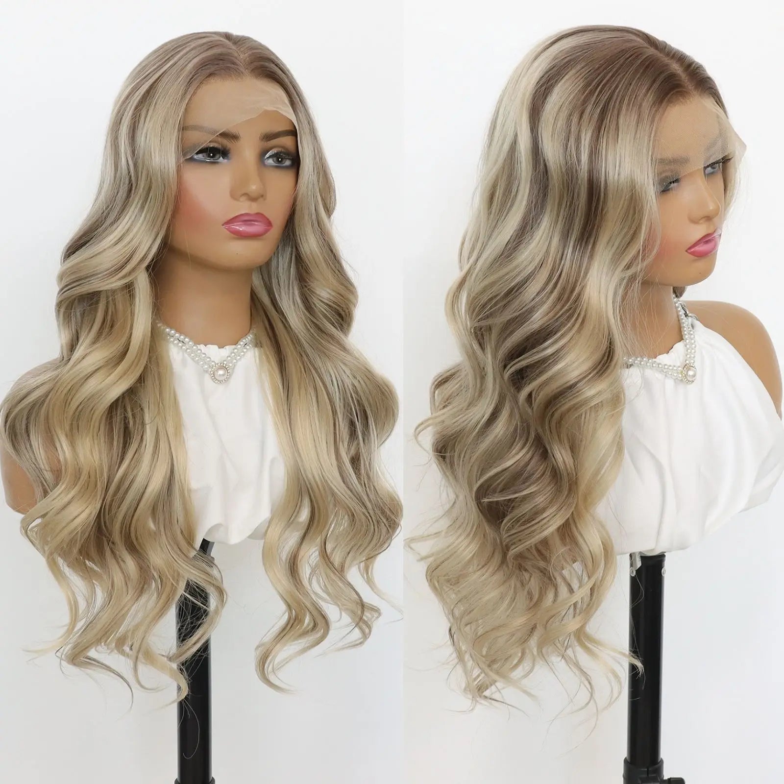 Blonde Highlight Lace Front Wig