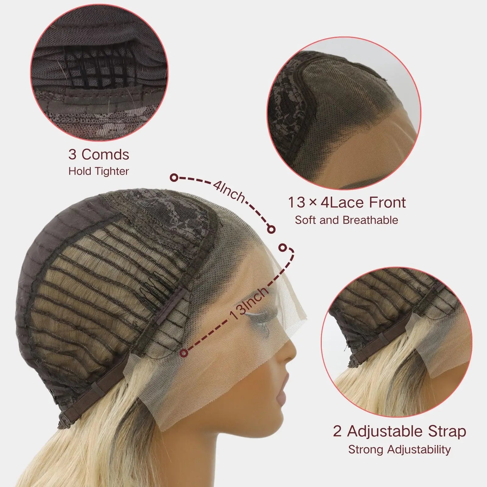 Blonde Highlight Lace Front Wig