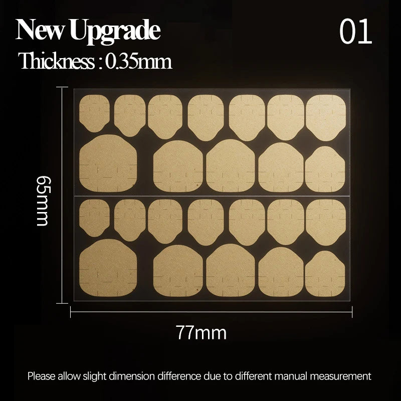 30Pcs Matte Nude Fake