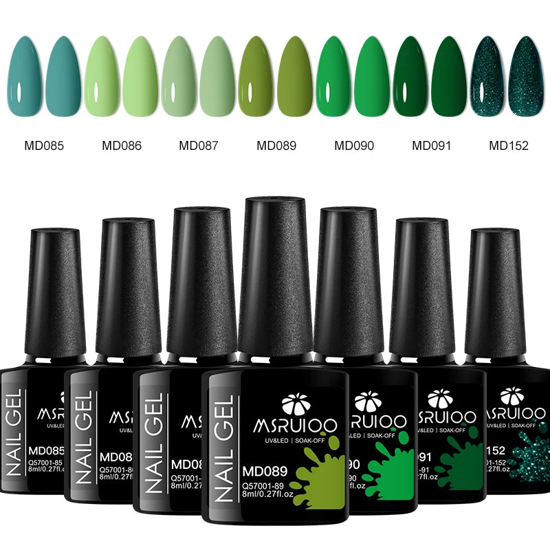 7pc Nail Gel Polish Set
