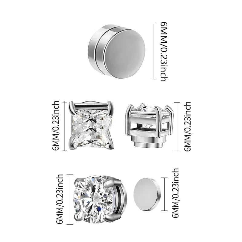 1/3Pairs 6MM Crystal