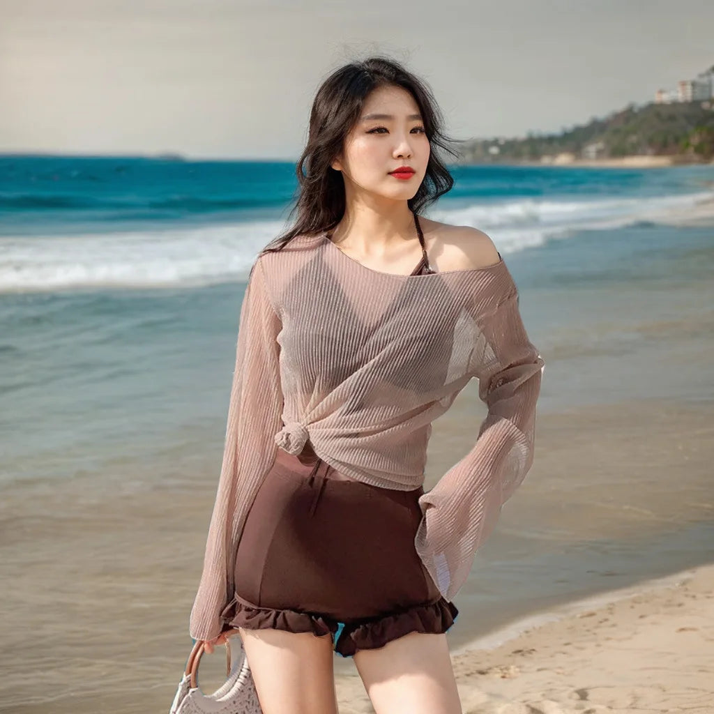 Swimming Suit for Women Solid Color