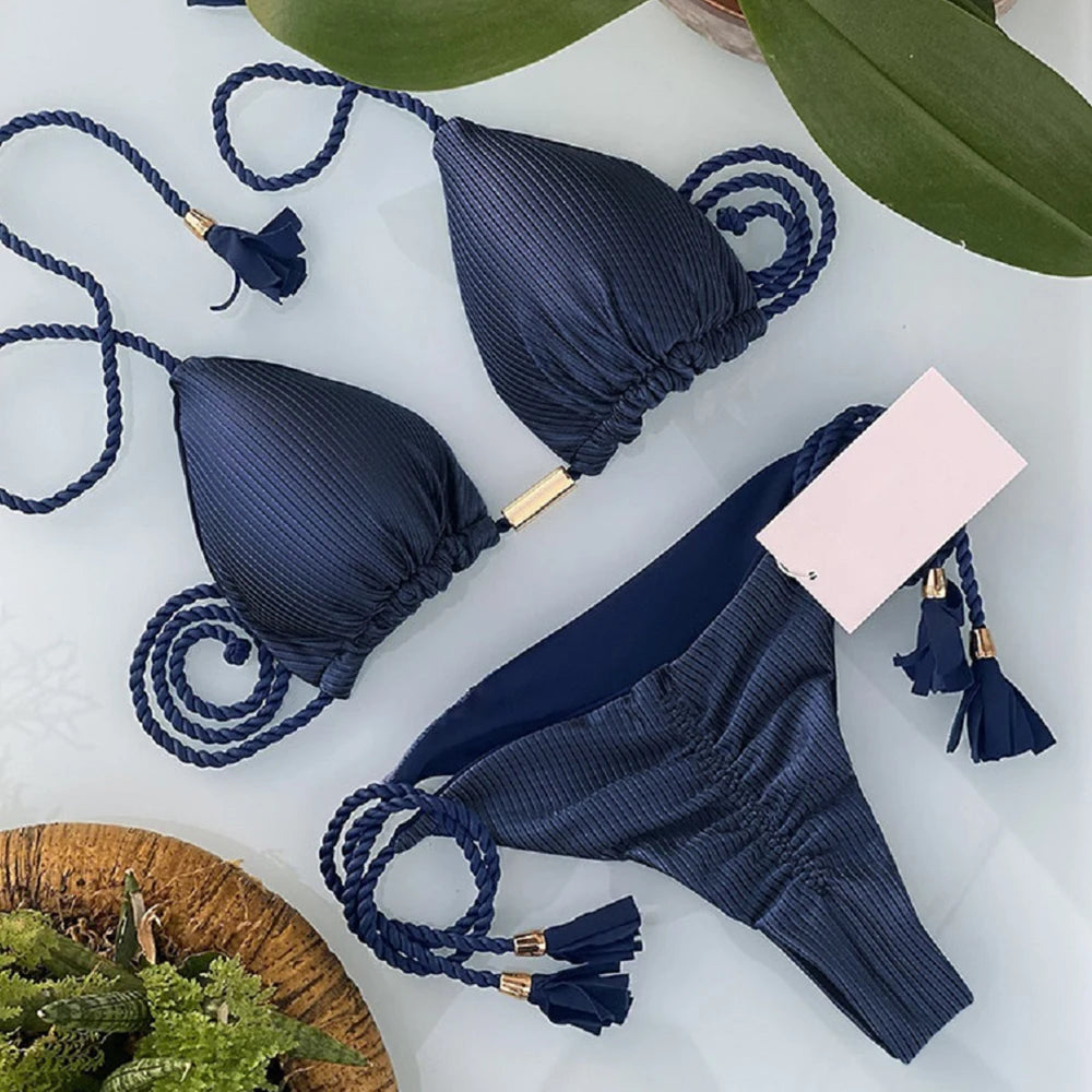 Adjustable Bandage Bikini Set