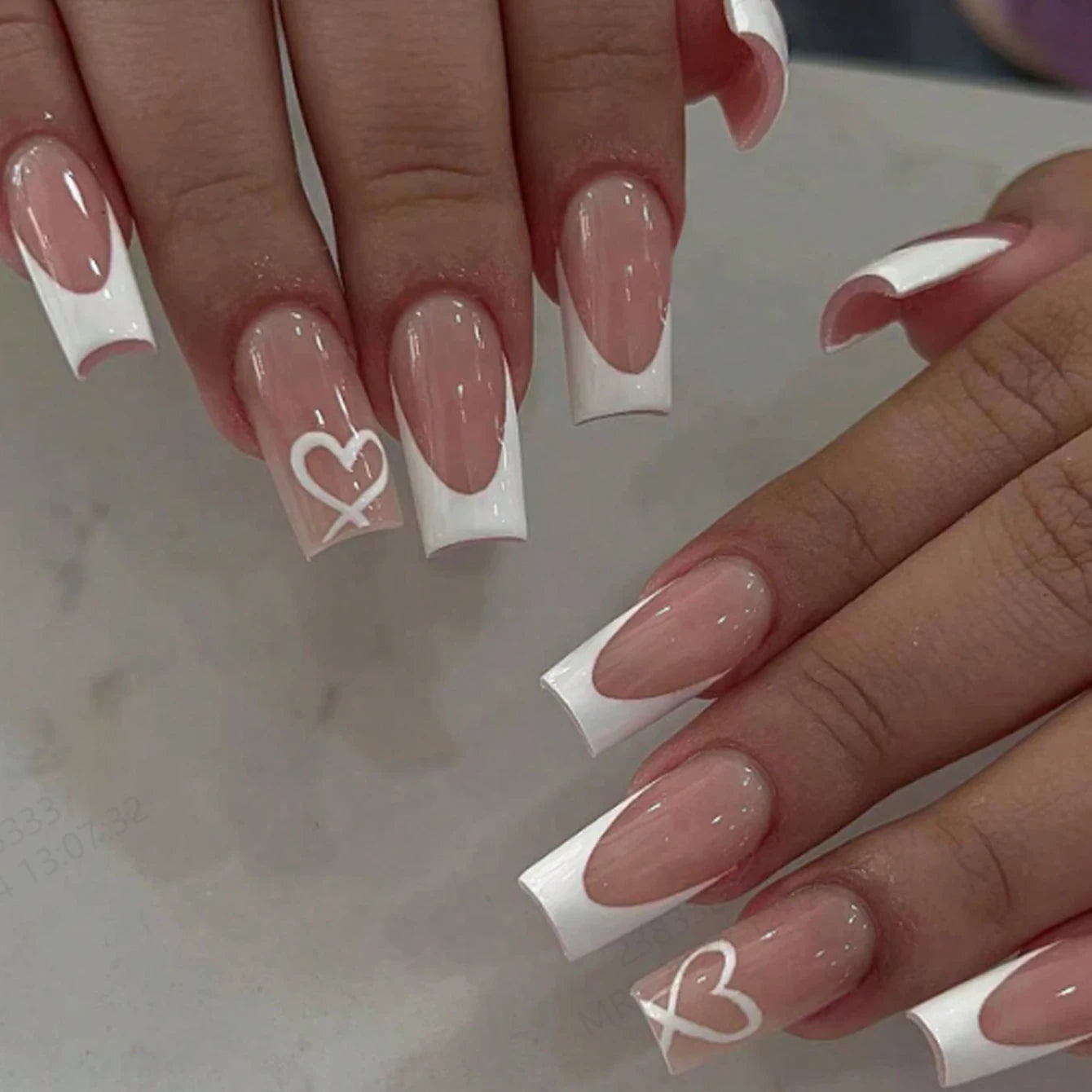 24pcs/set short square