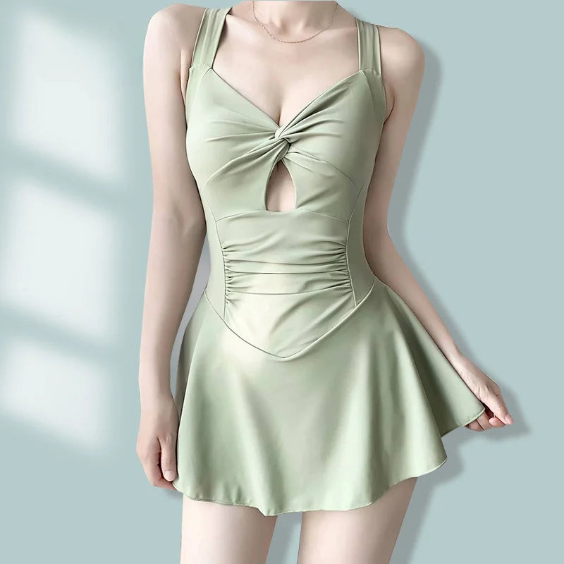 Swimming Suit for Women Solid Color