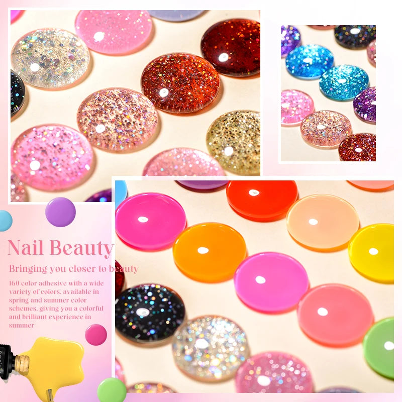 7pc Nail Gel Polish Set