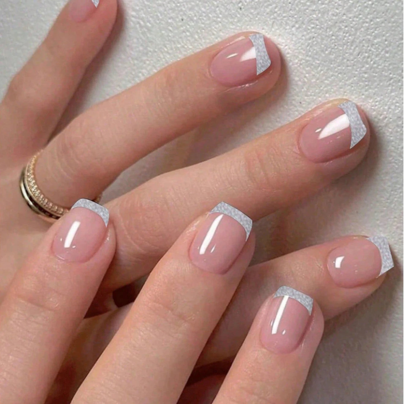 24pcs/set short square