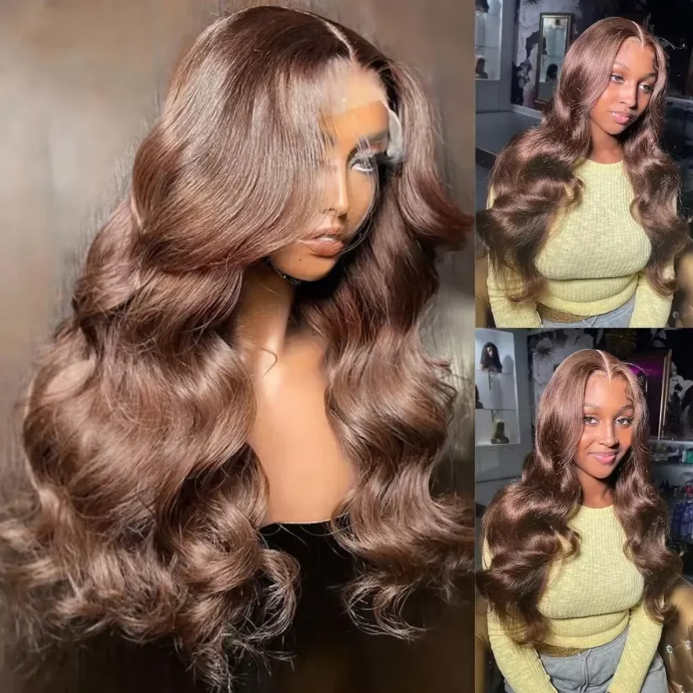 13x6 Chocolate Brown Hair Wig